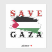 BEWAAR GAZA STICKER (Vel)