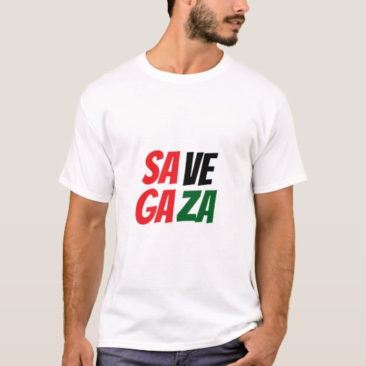 BEWAAR GAZA T-SHIRT (Voorkant)