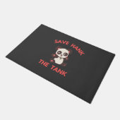 Bewaar Hank The Tank Grappig Deurmat (Schuin)