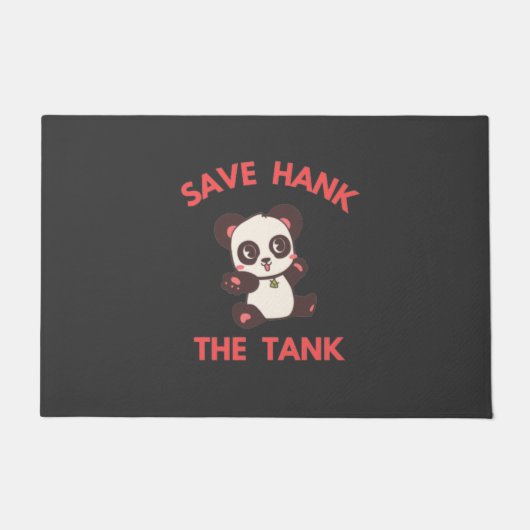 Bewaar Hank The Tank Grappig Deurmat (Voorkant)