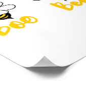 Bewaar het Boo-bijenborstkankerwaarschuwingsbrein Poster (Hoek)