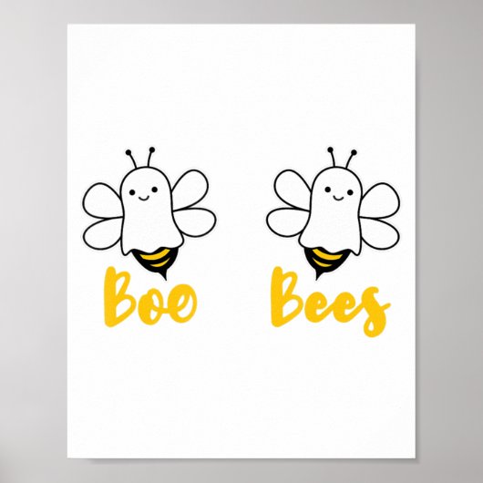 Bewaar het Boo-bijenborstkankerwaarschuwingsbrein Poster (Voorkant)