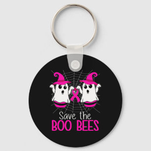 Bewaar het Boo-bijenborstkankerwaarschuwingsbrein Sleutelhanger