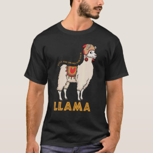 Bewaar het drama voor je lama schattig dier 1 t-shirt