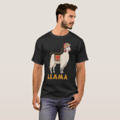 Bewaar het drama voor je lama schattig dier 1 t-shirt (Voorkant volledig)