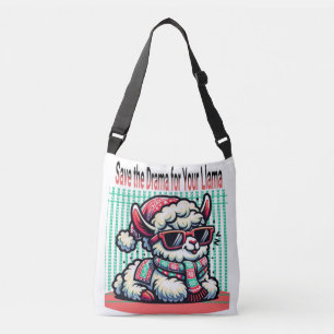 Bewaar het drama voor je Llama-Canvas tas
