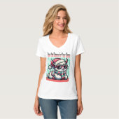 Bewaar het drama voor je Llama Funny Llama T-shirt (Voorkant volledig)