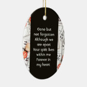 Bewaar het geheugen Foto Gebed Bingo spel Keramisch Ornament (Rechts)