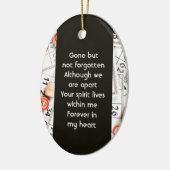 Bewaar het geheugen Foto Gebed Bingo spel Keramisch Ornament (Links)