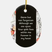 Bewaar het geheugen Foto Gebed Bingo spel Keramisch Ornament (Voorkant)