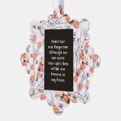 Bewaar het geheugen Foto Gebed Bingo spel Ornament Kaart (Links)