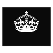 BEWAAR HET KROEIENPictogram OP Zwart KEEP dit Foto Afdruk (Voorkant)