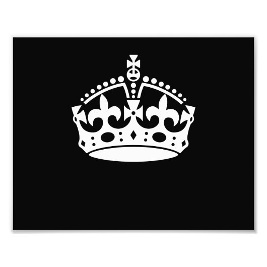 BEWAAR HET KROEIENPictogram OP Zwart KEEP dit Foto Afdruk (Voorkant)