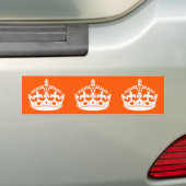 BEWAAR HET KROKEN OP Sinaasappel BEKIJKEN past het Bumpersticker (Op auto)