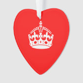 BEWAAR HET KROOMSNAFsymbool VAN DE KALK op Rood va Ornament (voorkant)