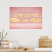 Bewaar het onder je pet Secrets Design Poster (Keuken)