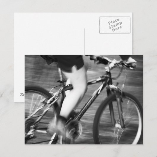 Bewaar het pedaal (briefkaart) briefkaart (Voorkant / Achterkant)