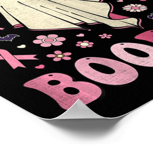 Bewaar het S Borstkanker Bewustzijn Halloween Poster (Hoek)