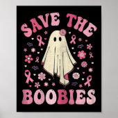 Bewaar het S Borstkanker Bewustzijn Halloween Poster (Voorkant)