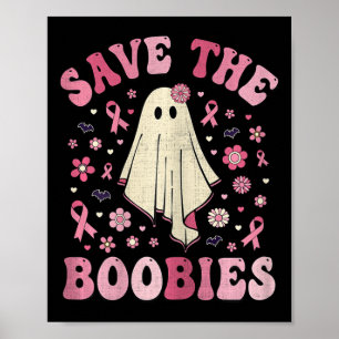 Bewaar het S Borstkanker Bewustzijn Halloween Poster