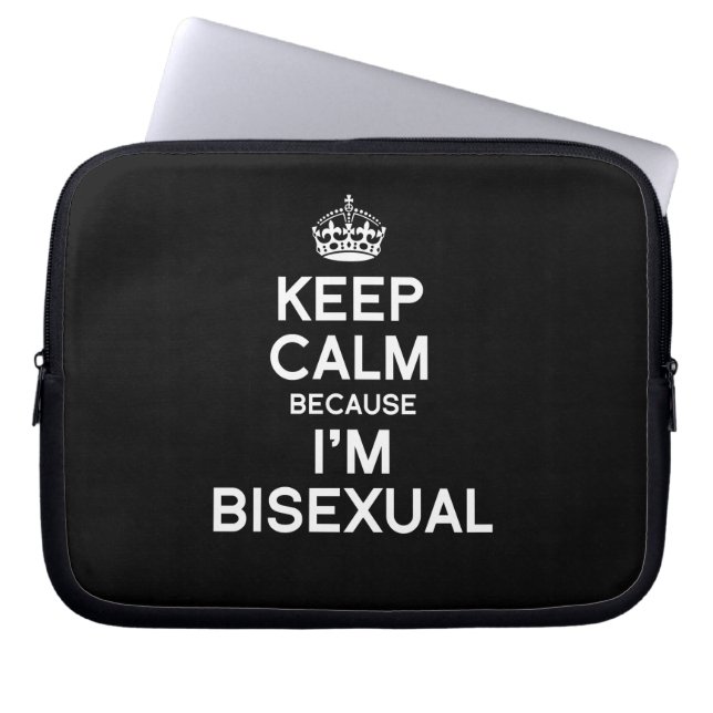 BEWAAR IK BISEXUAL BEN LAPTOP SLEEVE (Voorkant)