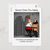 Bewaar in aanraking Humor Briefkaart "Spectickles" (Voorkant / Achterkant)