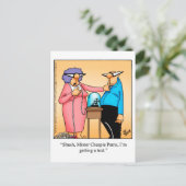 Bewaar in aanraking Humor Briefkaart "Spectickles" (Staand voorkant)