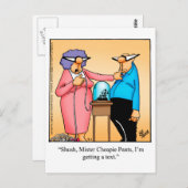 Bewaar in aanraking Humor Briefkaart "Spectickles" (Voorkant / Achterkant)