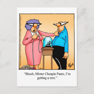 Bewaar in aanraking Humor Briefkaart "Spectickles"