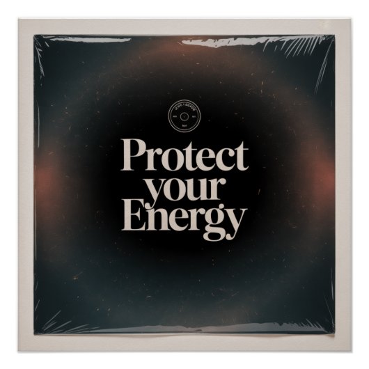 Bewaar Je Energie Perfect Poster (Voorkant)