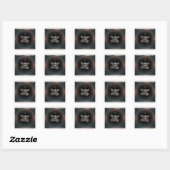 Bewaar Je Energie Vierkante Sticker (Vel)