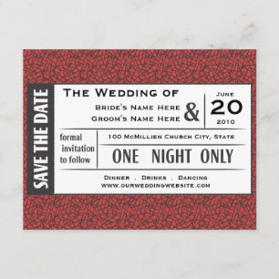 Bewaar je Ticket! Kaart