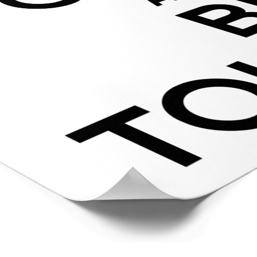 BEWAAR KALK EN BLIJF TOLERANT POSTER (Hoek)