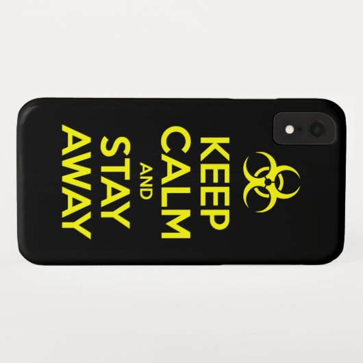 BEWAAR KALK EN BLIJF WEG Case-Mate iPhone CASE (Achterkant (horizontaal))