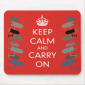 BEWAAR KALK EN CARRY CCTV OP MOUSEPAD MUISMAT (Voorkant)