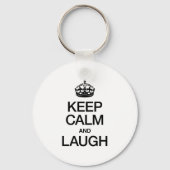 BEWAAR KALK EN LAUGH SLEUTELHANGER (Voorkant)