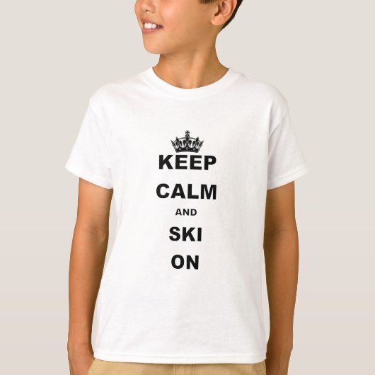 BEWAAR KALK EN SKI.png T-shirt (Voorkant)