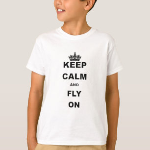 BEWAAR KALK EN VLIEG AAN T-SHIRT