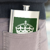 BEWAAR KROOM OP Groen BEWAREN pas dit aan Heupfles (Voorbeeld)