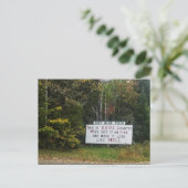 bewaar maine groen briefkaart (Staand voorkant)