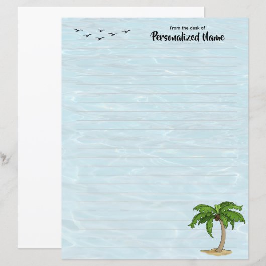 Bewaar met handpalm bekleed papier (Voorkant / Achterkant)