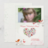 Bewaar mij in uw hartfoto Valentijns kaart (Voorkant / Achterkant)