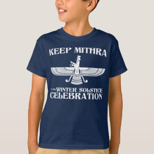 Bewaar Mithra in de winterpleisterfeestdag T-shirt