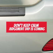 BEWAAR NIET DAT DE KALMJESDAG KOPER STI KOMT BUMPERSTICKER (Op auto)