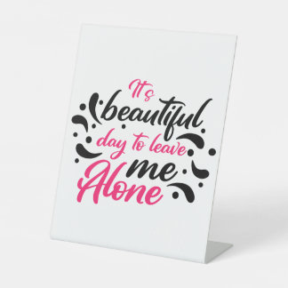 Bewaar of Creëer bewaar uw eigen exemplaar :-) Reclamebord Met Voetstuk