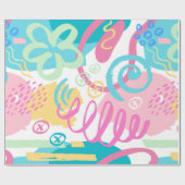 Bewaar of Creëer je eigen glanzende omlooppapier Cadeaupapier (Vlak)