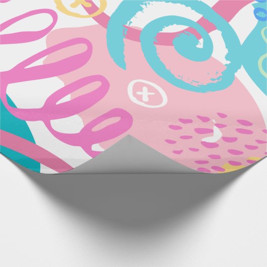 Bewaar of Creëer je eigen glanzende omlooppapier Cadeaupapier (Hoek)