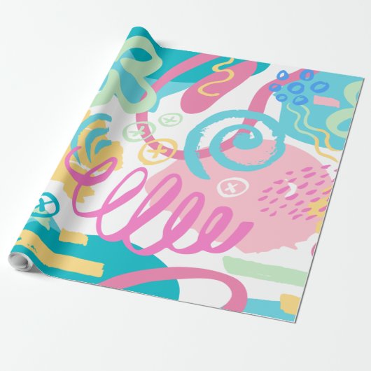 Bewaar of Creëer je eigen glanzende omlooppapier Cadeaupapier (Uitgerold)