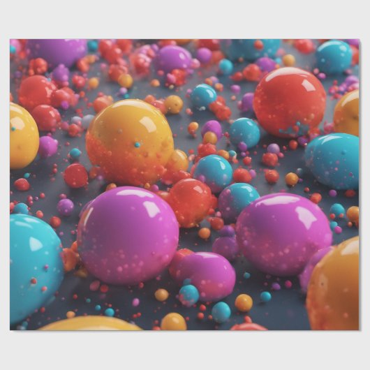 Bewaar of Creëer je eigen glanzende omlooppapier Cadeaupapier (Vlak)