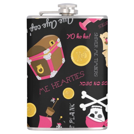 Bewaar of creëer je eigen kolf, 6 oz. Heupfles (Voorkant)